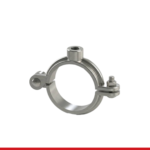 310GFL0100 EM-LOK ADJUSTABLE SWIVEL RING HANGER (3/8" ROD) PRE-GALV WITH GRAY FELT 1" IPS